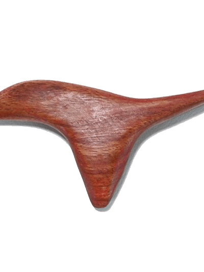Wing Shape Wooden Massager